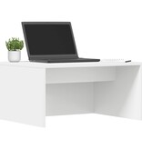 VidaXL Aan de muur bevestigd bureau Wit 60 x 45 x 30 cm Bewerkt hout