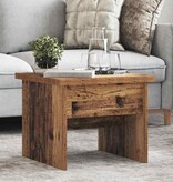 VidaXL Salontafel Oud Hout 55 x 54,5 x 45 cm Bewerkt hout