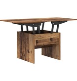 VidaXL Salontafel Oud Hout 55 x 54,5 x 45 cm Bewerkt hout