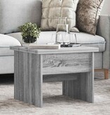 VidaXL Salontafel Grijs Sonoma 55 x 54,5 x 45 cm Bewerkt hout