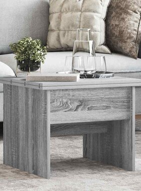VidaXL Salontafel Grijs Sonoma 55 x 54,5 x 45 cm Bewerkt hout