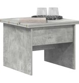 VidaXL Salontafel Beton Grijs 55 x 54,5 x 45 cm Bewerkt hout
