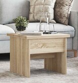VidaXL Salontafel Sonoma Eiken 55 x 54,5 x 45 cm Bewerkt hout