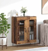 VidaXL Dressoir Oud Hout 69,5 x 34 x 90 cm Bewerkt hout