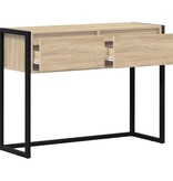 VidaXL Bijzettafel met lade Sonoma 100 x 36 x 75 cm Bewerkt hout