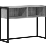 VidaXL Bijzettafel Grijs Sonoma 100 x 36 x 75 cm Bewerkt hout