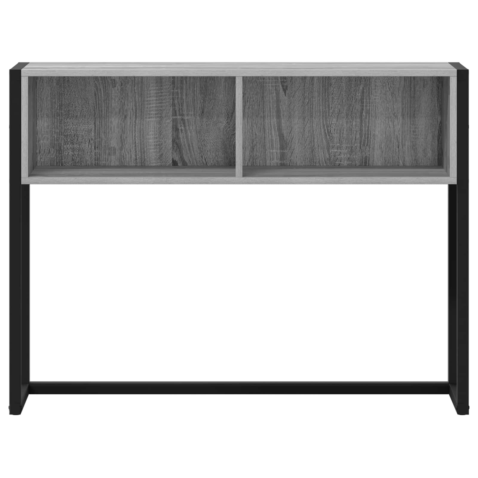 VidaXL Bijzettafel Grijs Sonoma 100 x 36 x 75 cm Bewerkt hout