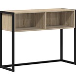 VidaXL Bijzettafel met opslag Sonoma 100 x 36 x 75 cm Bewerkt hout