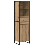 VidaXL Boekenkast Ambachtelijk eiken 43 x 36 x 150.5 cm Bewerkt hout