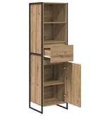 VidaXL Boekenkast Ambachtelijk eiken 43 x 36 x 150.5 cm Bewerkt hout