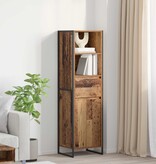 VidaXL Boekenkast met lade Oud Hout 43 x 36 x 150.5 cm Bewerkt hout