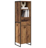 VidaXL Boekenkast met lade Oud Hout 43 x 36 x 150.5 cm Bewerkt hout