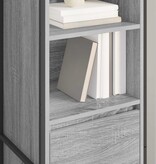 VidaXL Boekenkast Grijs Sonoma 43 x 36 x 150.5 cm Bewerkt hout