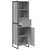VidaXL Boekenkast Grijs Sonoma 43 x 36 x 150.5 cm Bewerkt hout