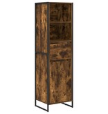 VidaXL Boekenkast met lade Rook Eik 43 x 36 x 150.5 cm Bewerkt hout