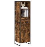 VidaXL Boekenkast met lade Rook Eik 43 x 36 x 150.5 cm Bewerkt hout
