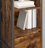 VidaXL Boekenkast met lade Rook Eik 43 x 36 x 150.5 cm Bewerkt hout