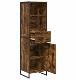 VidaXL Boekenkast met lade Rook Eik 43 x 36 x 150.5 cm Bewerkt hout