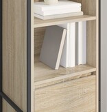 VidaXL Boekenkast met lade Sonoma 43 x 36 x 150.5 cm Bewerkt hout