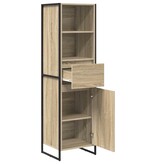 VidaXL Boekenkast met lade Sonoma 43 x 36 x 150.5 cm Bewerkt hout