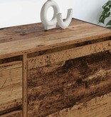 VidaXL TV-kast met lade Oud Hout 100 x 36 x 49.5 cm Bewerkt hout