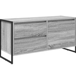 VidaXL TV-kast met lade Grijs Sonoma 100 x 36 x 49.5 cm Bewerkt hout