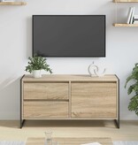 VidaXL TV-kast met lade Sonoma 100 x 36 x 49.5 cm Bewerkt hout