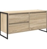 VidaXL TV-kast met lade Sonoma 100 x 36 x 49.5 cm Bewerkt hout