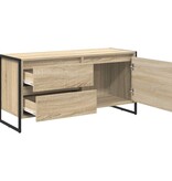 VidaXL TV-kast met lade Sonoma 100 x 36 x 49.5 cm Bewerkt hout