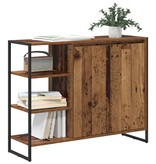 VidaXL Bijzetkast Oud Hout 96.5 x 30 x 75 cm Bewerkt hout