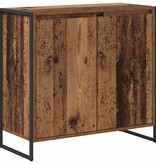VidaXL Bijzetkast Oud Hout 79 x 36 x 75 cm Bewerkt hout