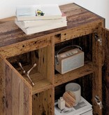 VidaXL Bijzetkast Oud Hout 79 x 36 x 75 cm Bewerkt hout