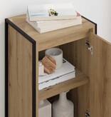 VidaXL Dressoir Ambachtelijk eiken 43 x 36 x 75,5 cm Bewerkt hout