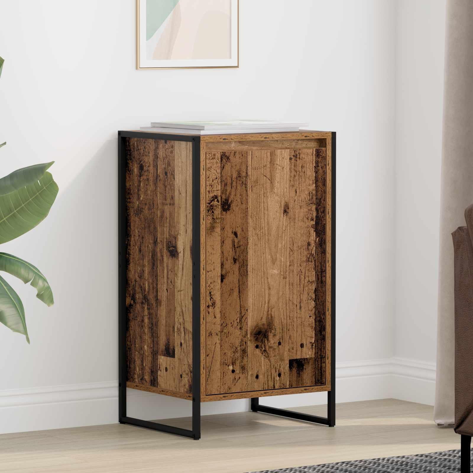 VidaXL Dressoir Oud Hout 43 x 36 x 75,5 cm Bewerkt hout