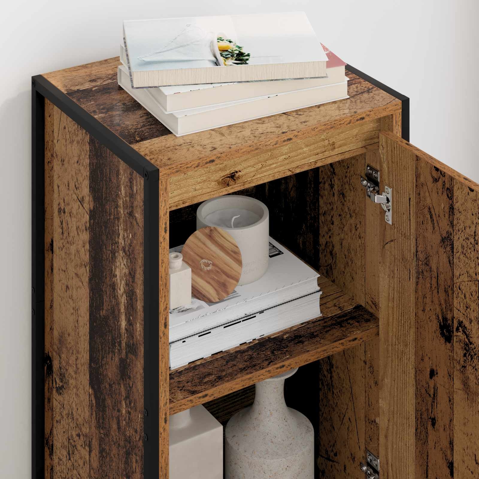 VidaXL Dressoir Oud Hout 43 x 36 x 75,5 cm Bewerkt hout