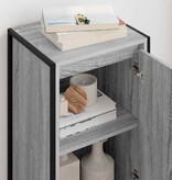 VidaXL Dressoir Grijs Sonoma 43 x 36 x 75,5 cm Bewerkt hout