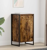 VidaXL Dressoir Rook Eik 43 x 36 x 75,5 cm Bewerkt hout