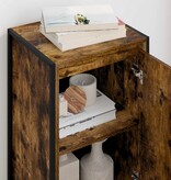 VidaXL Dressoir Rook Eik 43 x 36 x 75,5 cm Bewerkt hout