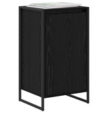 VidaXL Dressoir Zwart Eiken 43 x 36 x 75,5 cm Bewerkt hout