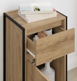 VidaXL Dressoir Ambachtelijk eiken 81 x 36 x 150.5 cm Bewerkt hout