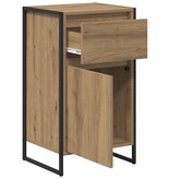 VidaXL Dressoir Ambachtelijk eiken 81 x 36 x 150.5 cm Bewerkt hout