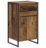 VidaXL Dressoir met lade Oud Hout 81 x 36 x 150.5 cm Bewerkt hout