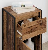 VidaXL Dressoir met lade Oud Hout 81 x 36 x 150.5 cm Bewerkt hout