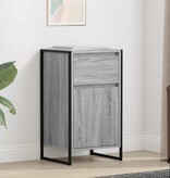 VidaXL Dressoir met lade Grijs Sonoma 81 x 36 x 150.5 cm Bewerkt hout