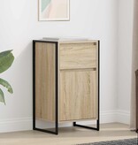 VidaXL Dressoir met lade Sonoma 81 x 36 x 150.5 cm Bewerkt hout