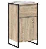 VidaXL Dressoir met lade Sonoma 81 x 36 x 150.5 cm Bewerkt hout