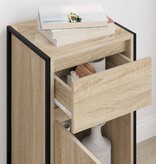 VidaXL Dressoir met lade Sonoma 81 x 36 x 150.5 cm Bewerkt hout