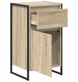 VidaXL Dressoir met lade Sonoma 81 x 36 x 150.5 cm Bewerkt hout
