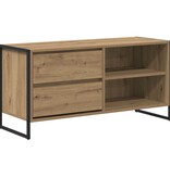 VidaXL TV-kast Ambachtelijk eiken 100 x 36 x 49,5 cm Bewerkt hout
