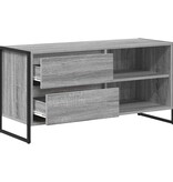 VidaXL TV-kast met lade Grijs Sonoma 100 x 36 x 49,5 cm Bewerkt hout